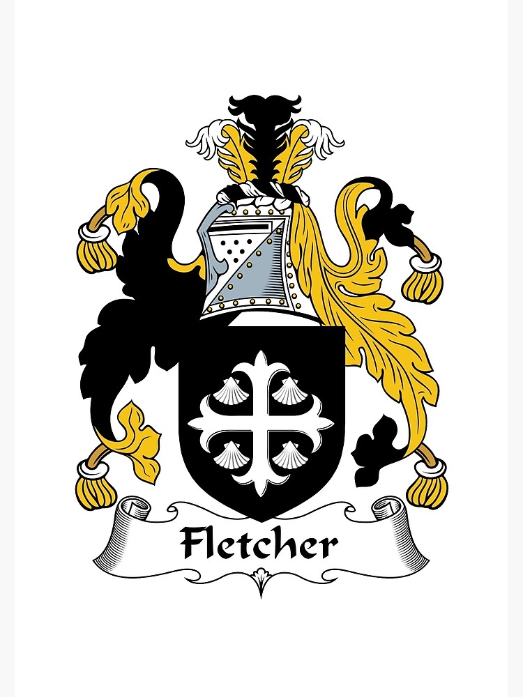 "Fletcher Coat of Arms / Fletcher Family Crest" Spiral Notebook for Sale by ScotlandForever