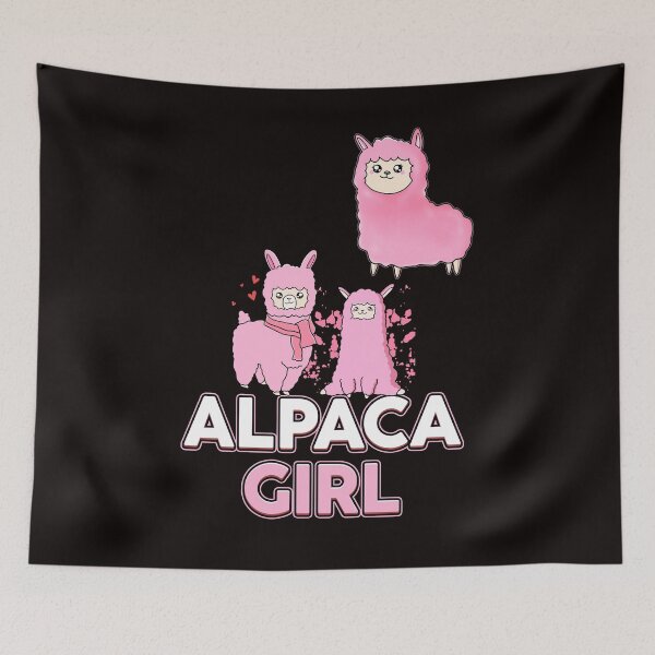 Item preview, Alpaca girl woman pink designed and sold by Imutobi.