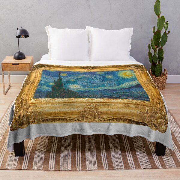 Item preview, The Starry Night by Van Gogh In A Gold Frame designed and sold by PaulinaS.
