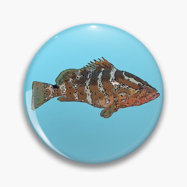 Item preview, Nassau Grouper Black Alternate Design designed and sold by designsasstultd.