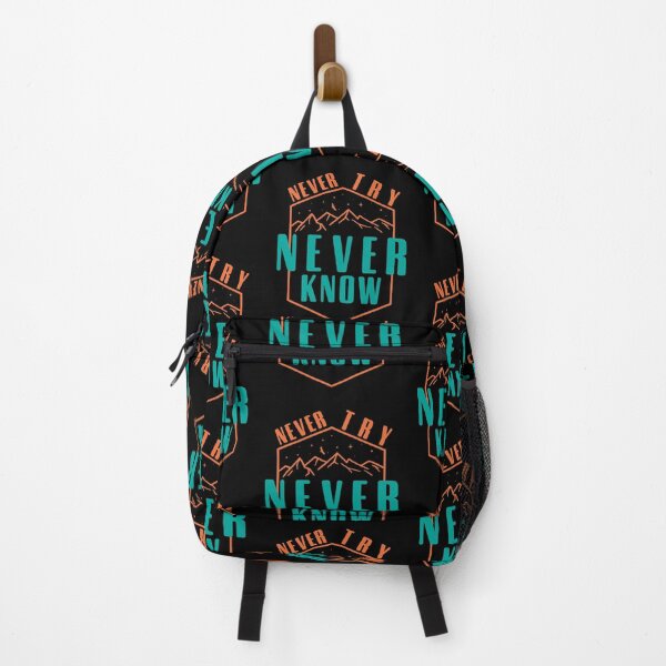 Item preview, NEVER TRY NEVER KNOW designed and sold by TheFlipRepublic.