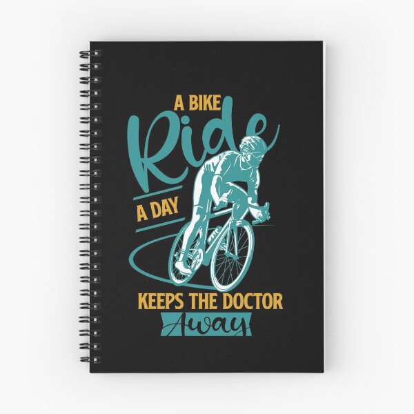 Item preview, A BIKE RIDE A DAY KEEPS THE DOCTOR AWAY designed and sold by TheFlipRepublic.