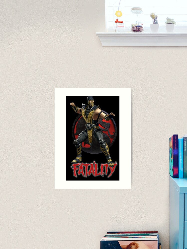 Team Scorpion Fatality Official Mortal Kombat Pro Kompetition Poster for  Sale by pannolinno