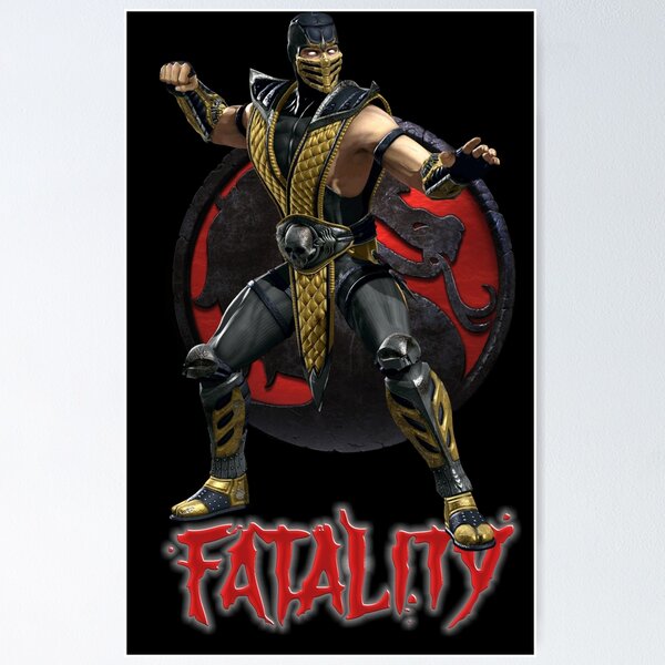 Team Scorpion Fatality Official Mortal Kombat Pro Kompetition Poster for  Sale by pannolinno