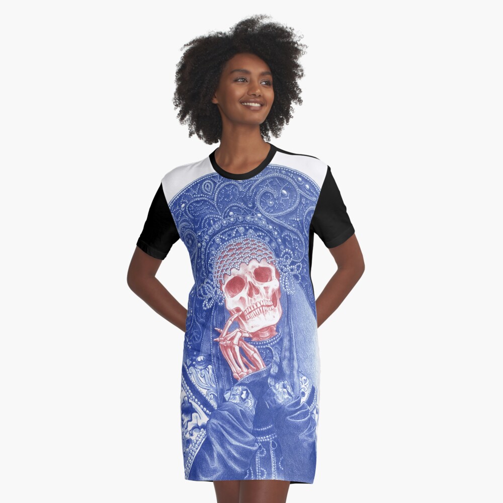 Item preview, Graphic T-Shirt Dress designed and sold by pixelskaya.