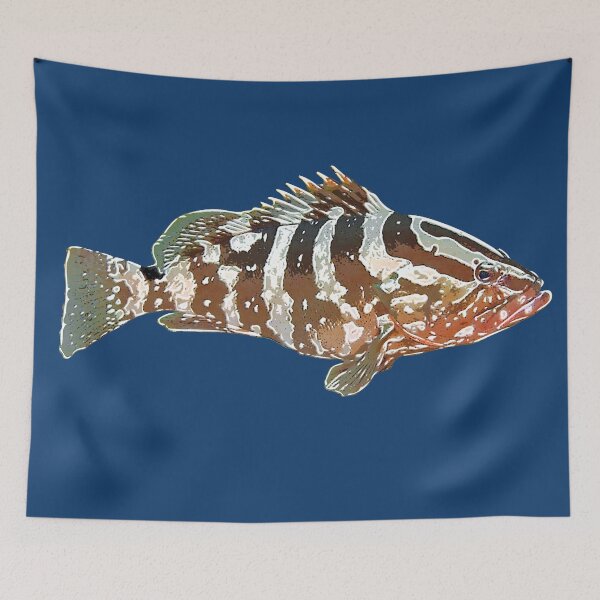 Item preview, Nassau Grouper White Alternate Design designed and sold by designsasstultd.