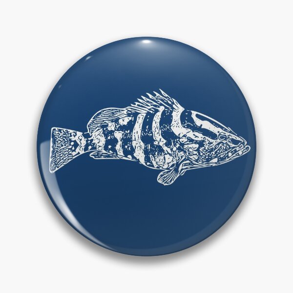 Item preview,  Nassau Grouper White Design designed and sold by designsasstultd.