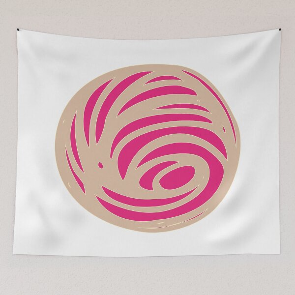 Item preview, Swirly planet icon, pink and gold on white designed and sold by Susan Marie Williams.