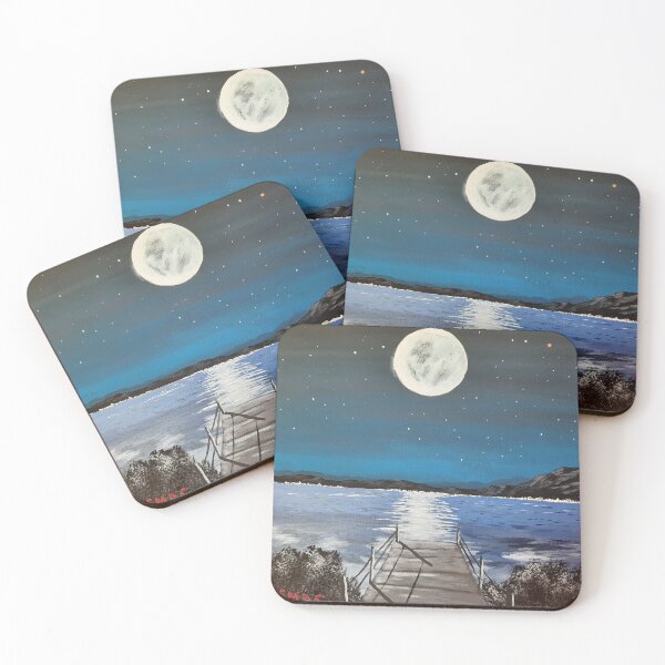 Item preview, Moonlight on the lake designed and sold by theartlady2021.