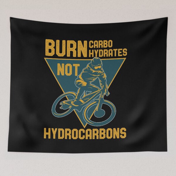 Item preview, BURN CARBOHYDRATES NOT HYDROCARBONS designed and sold by TheFlipRepublic.