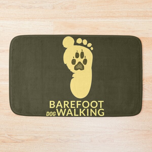 Item preview, Funny barefoot (dog) walking design . designed and sold by NobelFashion.
