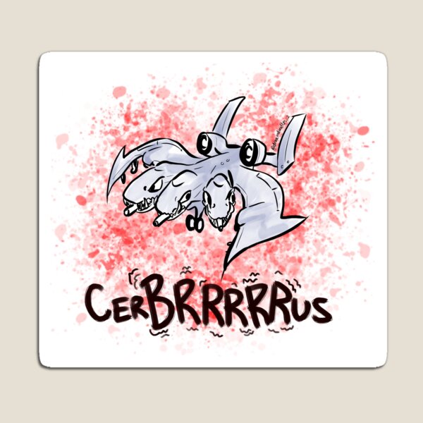 Item preview, CerBRRRRRus! The mythical A-10 with 3 heads! designed and sold by DoodleComics.