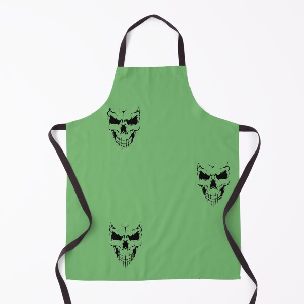 Item preview, Skull in black and green designed and sold by NatureStudioArt.