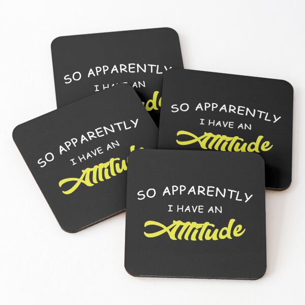 Item preview, So Apparently I Have An Attitude, Funny Sarcastic With Sayings Humor designed and sold by magicos1.