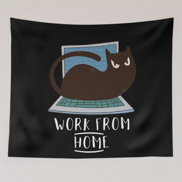 Item preview, Cat In The Home Office designed and sold by Gravity1206.