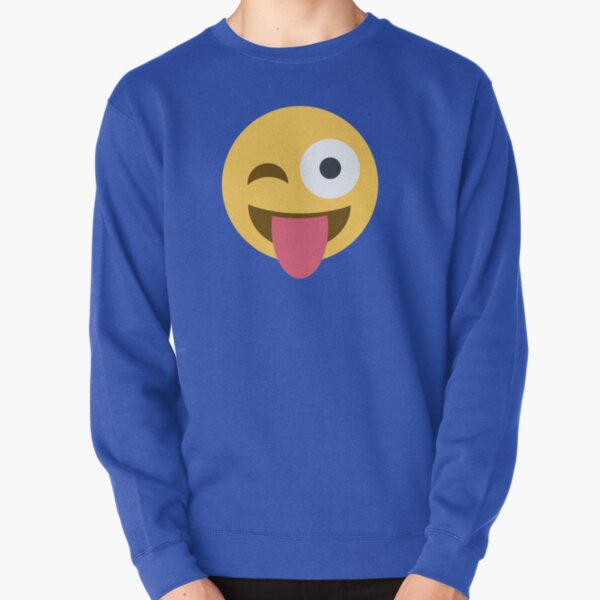 Aperçu de l'œuvre Wink Tongue Emoji créée et vendue par Mobius Tees.
