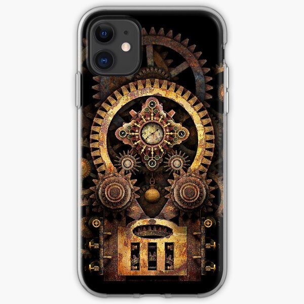 Infernal Steampunk Vintage Machine #2B iPhone Soft Case