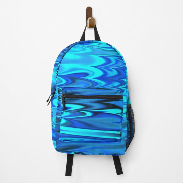 Item preview, Blue Fractal Zigzag Waves designed and sold by Sybille-Yates.
