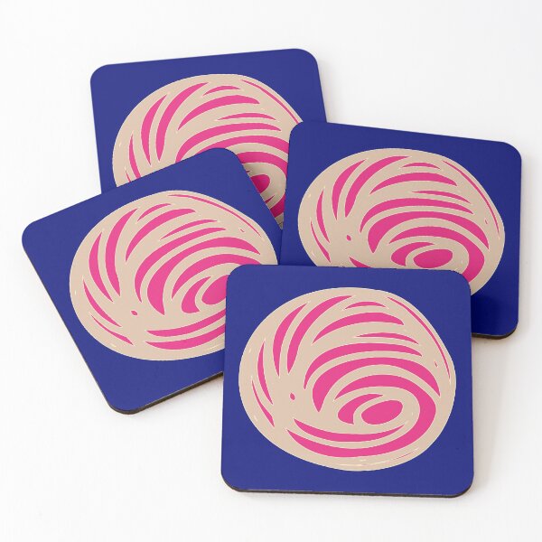 Item preview, Swirly planet icon, pink and gold on midnight blue designed and sold by Susan Marie Williams.