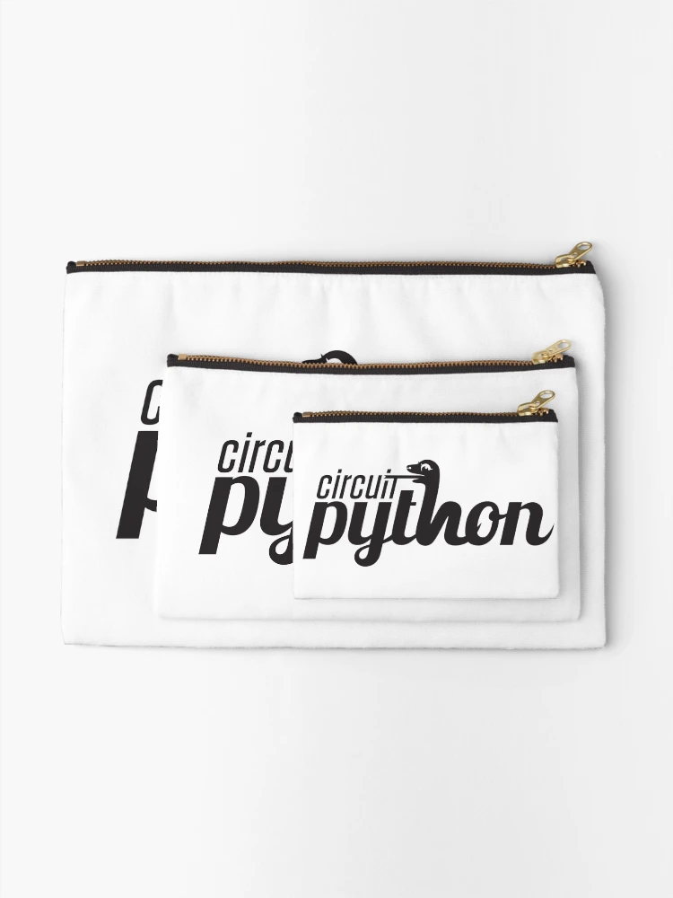Thumbnail 2 of 4, Zipper Pouch, circuit python designed and sold by yourgeekside.