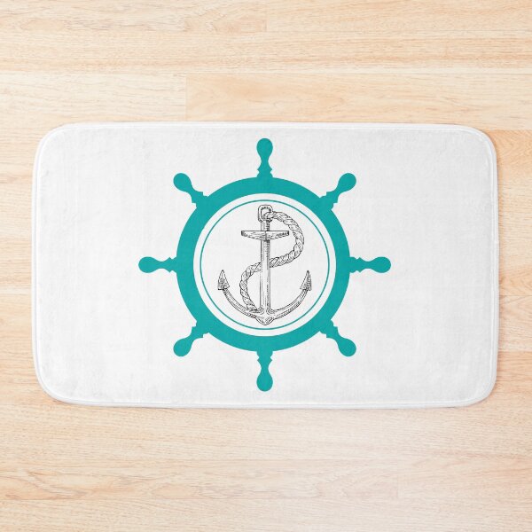 Item preview, Yacht wheel & anchor designed and sold by OM-Merchandise.