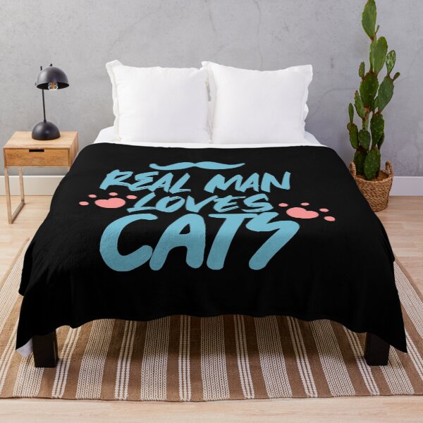 Item preview, Real Man Loves Cats designed and sold by TheFlipRepublic.