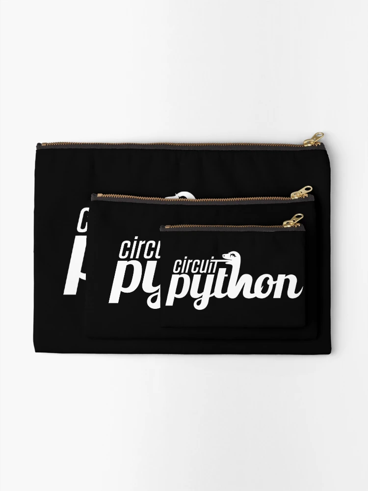 Thumbnail 2 of 4, Zipper Pouch, circuit python designed and sold by yourgeekside.