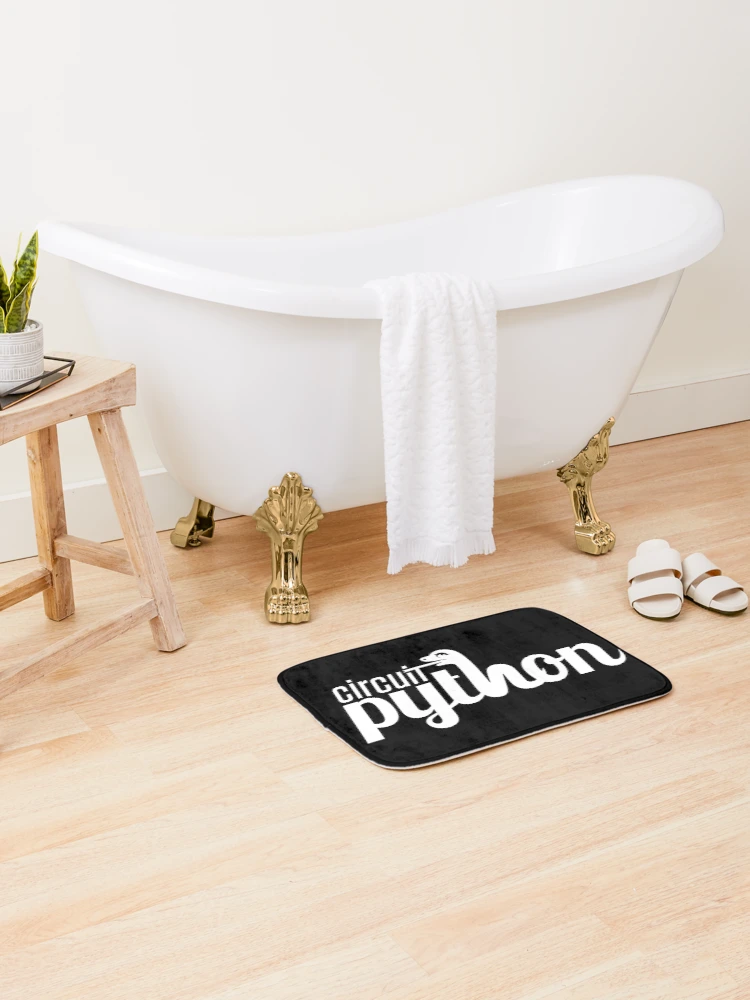 Thumbnail 2 of 6, Bath Mat, circuit python designed and sold by yourgeekside.