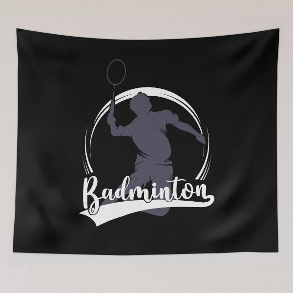Item preview, Badminton Player Badminton Racket Shuttlecock designed and sold by besTmanuFacture.