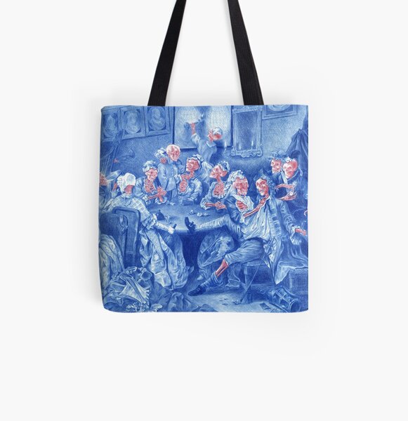 A Rake's Progress All Over Print Tote Bag