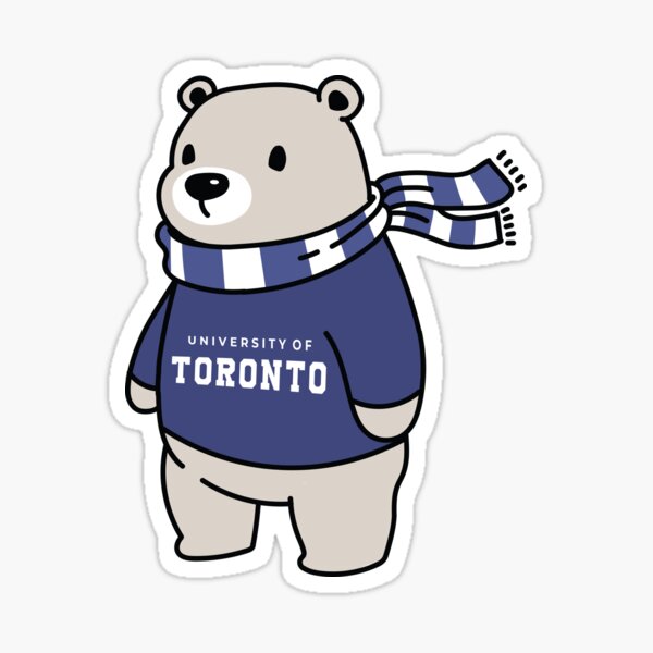 University of Toronto Bear with Sweater Sticker
