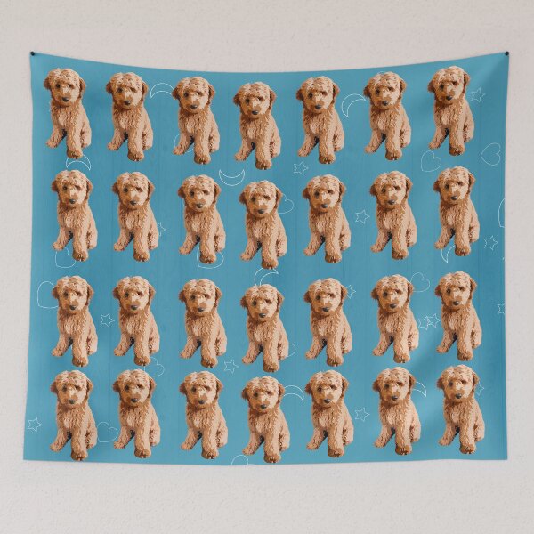 Item preview, labradoodle pattern designed and sold by Ami San.