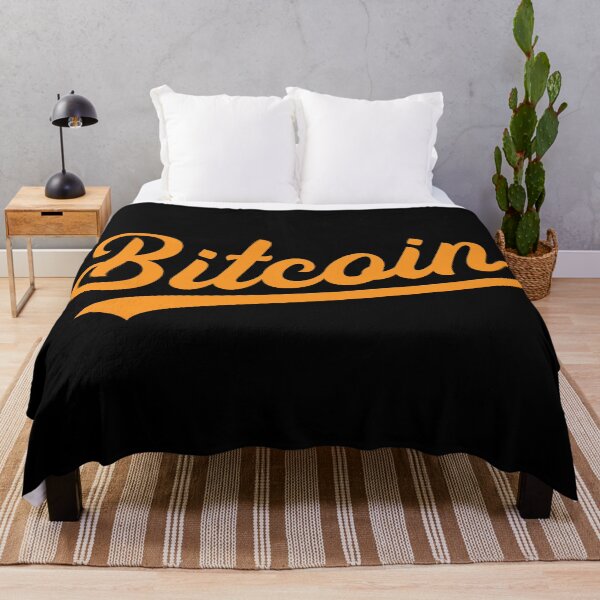 Item preview, Bitcoin Btc Crypto Cryptocurrency Cursive Script  designed and sold by JustLivinLife.