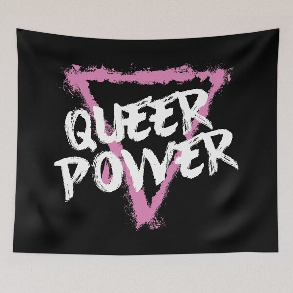Item preview, Queer Power (White Text) designed and sold by InkyIcarus.