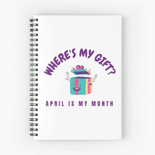 Item preview, Where's My Gift April Is My Month designed and sold by Shilpa Gupta.