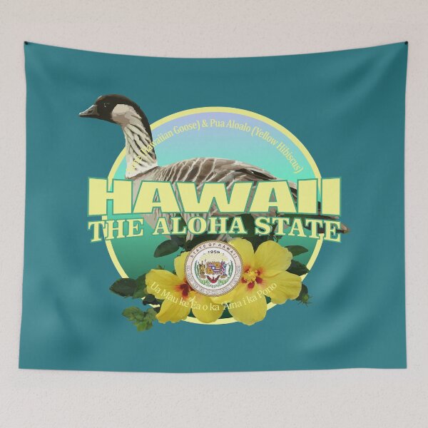 Item preview, Hawaii (state bird & flower) designed and sold by curranmorgan.