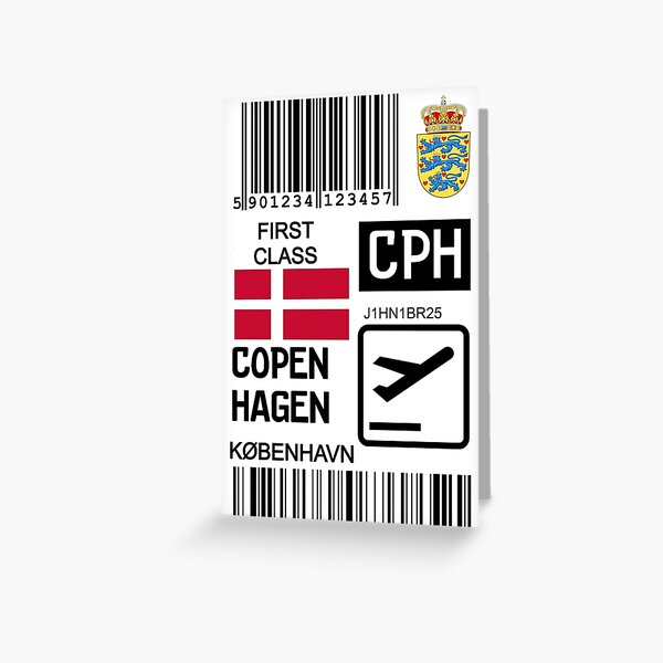 Item preview, Copenhagen Kastrup International Airport designed and sold by Travellerz.