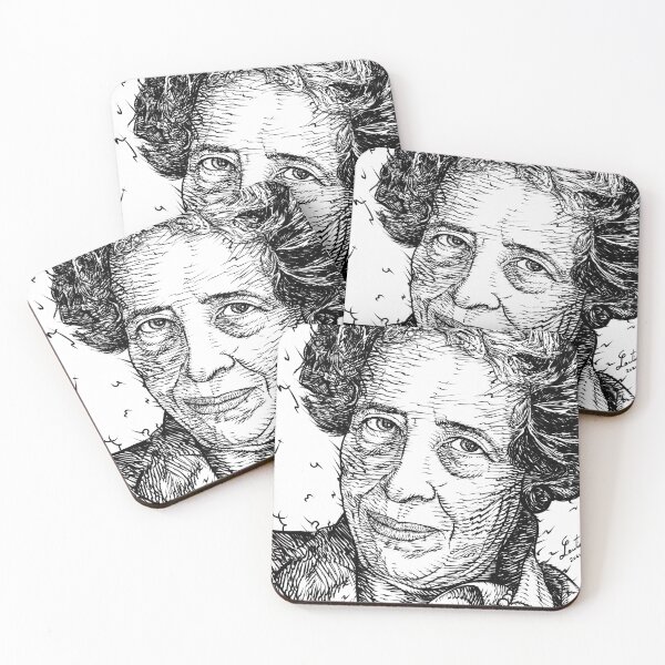 Item preview, HANNAH ARENDT ink portrait .2 designed and sold by lautir.