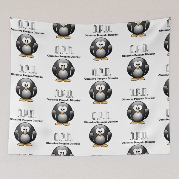 Item preview, Cute OPD Obsessive Penguin Disorder designed and sold by lisaamakye.