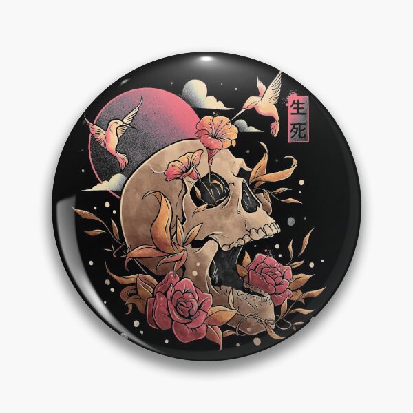 Item preview, Regalo de flores de calavera de vida y muerte designed and sold by EduEly.