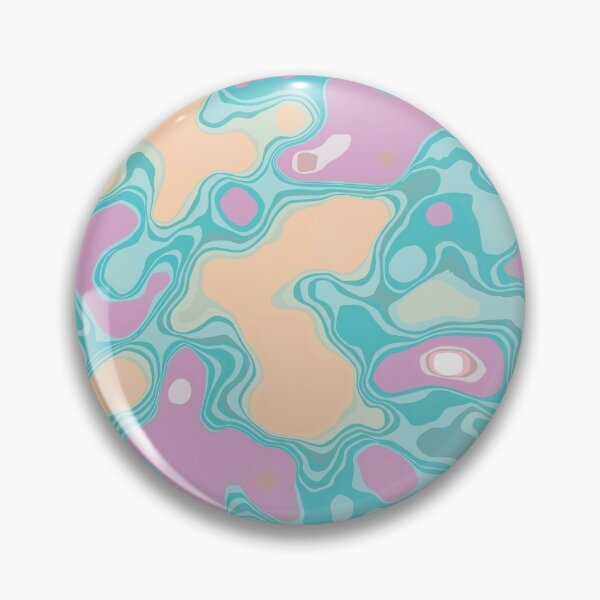Item preview, Light Blue Abstract Psychadelic Pattern designed and sold by quarantineshop.
