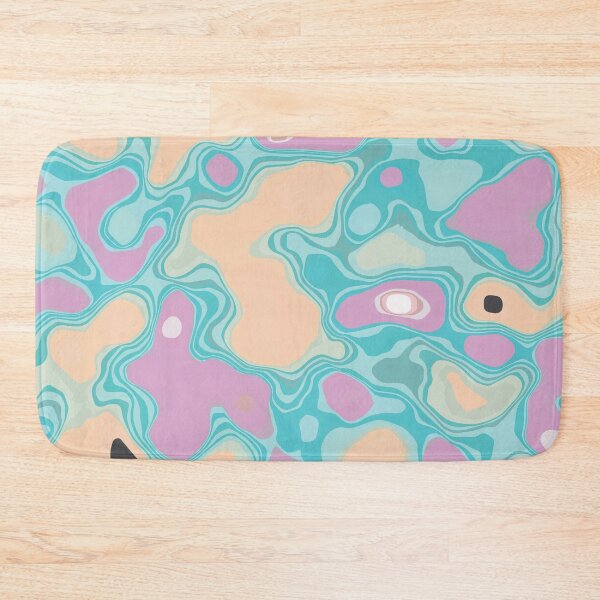 Item preview, Light Blue Abstract Psychadelic Pattern designed and sold by quarantineshop.