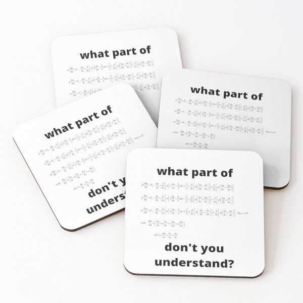Item preview, What don't you understand? Navier-Stokes designed and sold by bonelessbooks.
