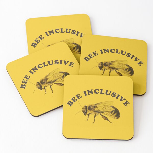Item preview, Be Inclusive Human Equality Racial Justice Honey Bee designed and sold by yelly123.