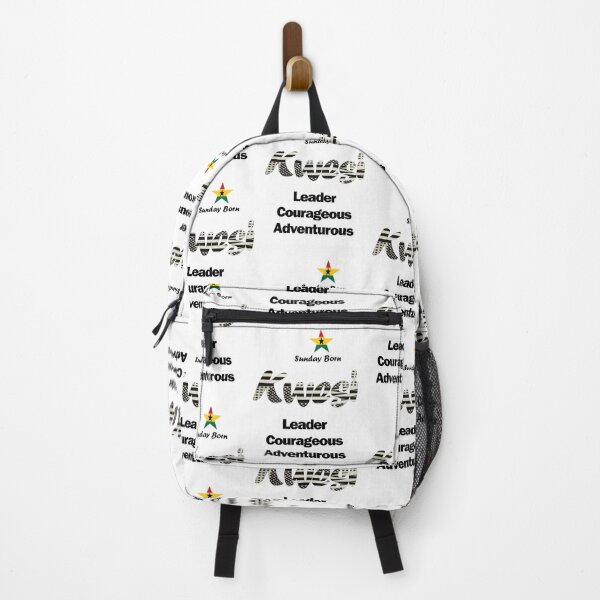 Item preview, Sunday Born Ghanaian Male Name 'Kwesi' in black and white designed and sold by WhoWeAre.