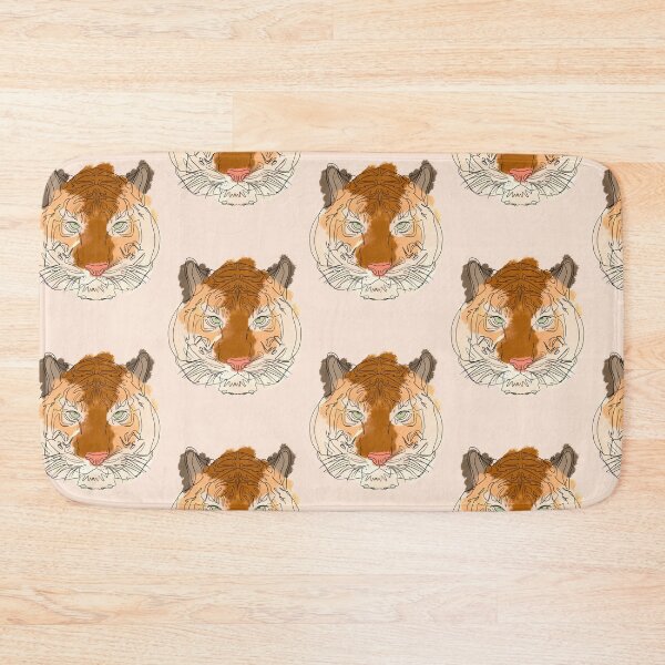 Item preview, Minimalist Tiger Painting  designed and sold by willowsbunnies.