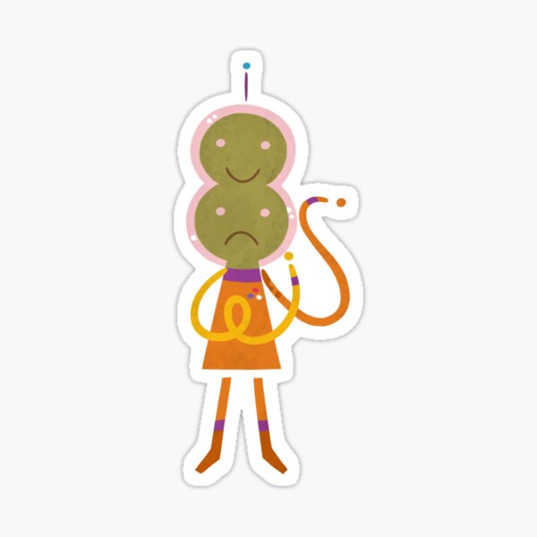 Green Spacedude Sticker