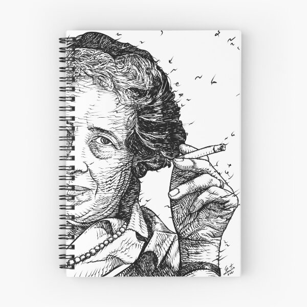 Item preview, HANNAH ARENDT ink portrait .1 designed and sold by lautir.