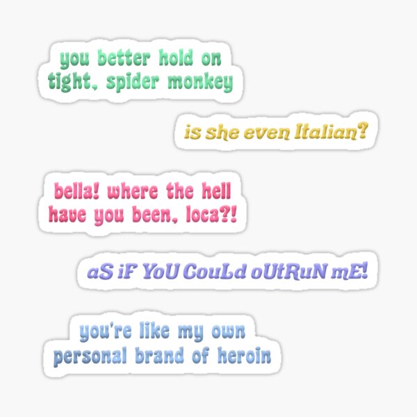 twilight quotes pack Sticker
