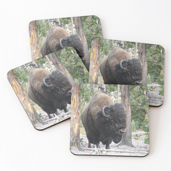 Item preview, Bison Among The Trees designed and sold by Sarah Tepe.